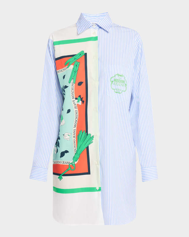 Long-Sleeve Shirtdress